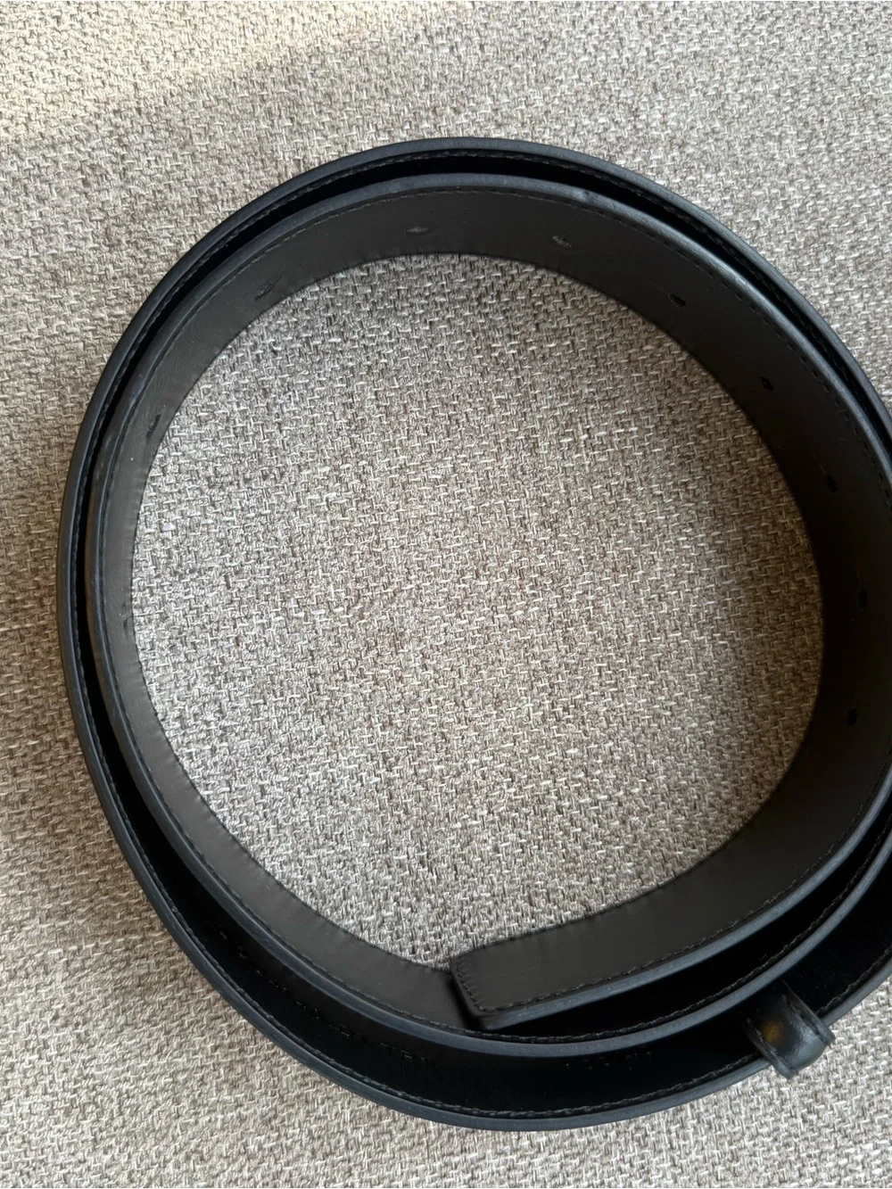 Versace Black Leather Belt with Gold Medusa Buckle Statement